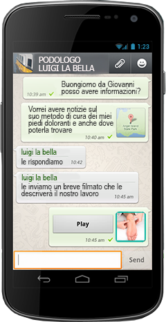 contatto whatsapp con il dott La Bella Luigi